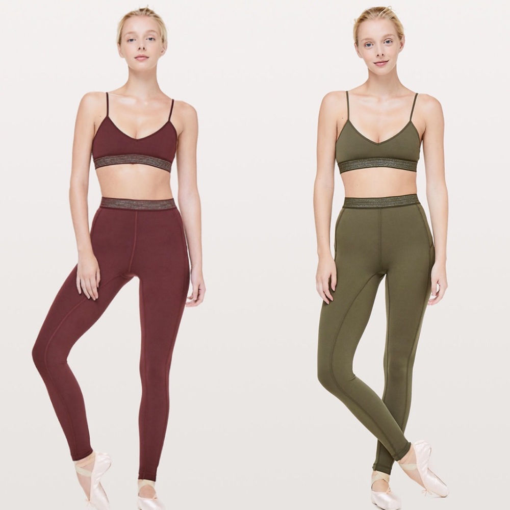 Lululemon Principal Dancer Golden Lining Tight